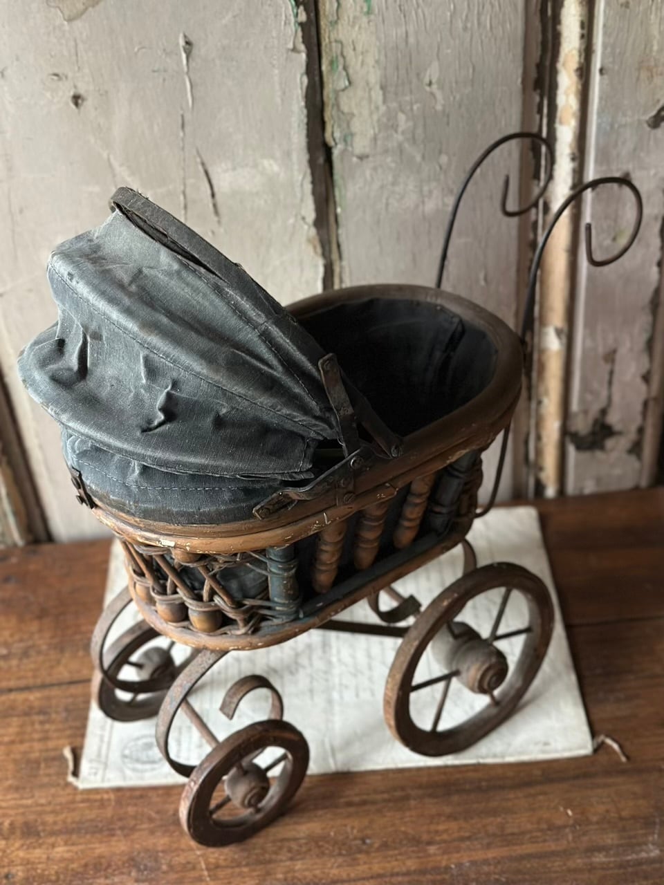 19世紀末 ドール用ベビーカー 乳母車 | Brocante de La Cocotte