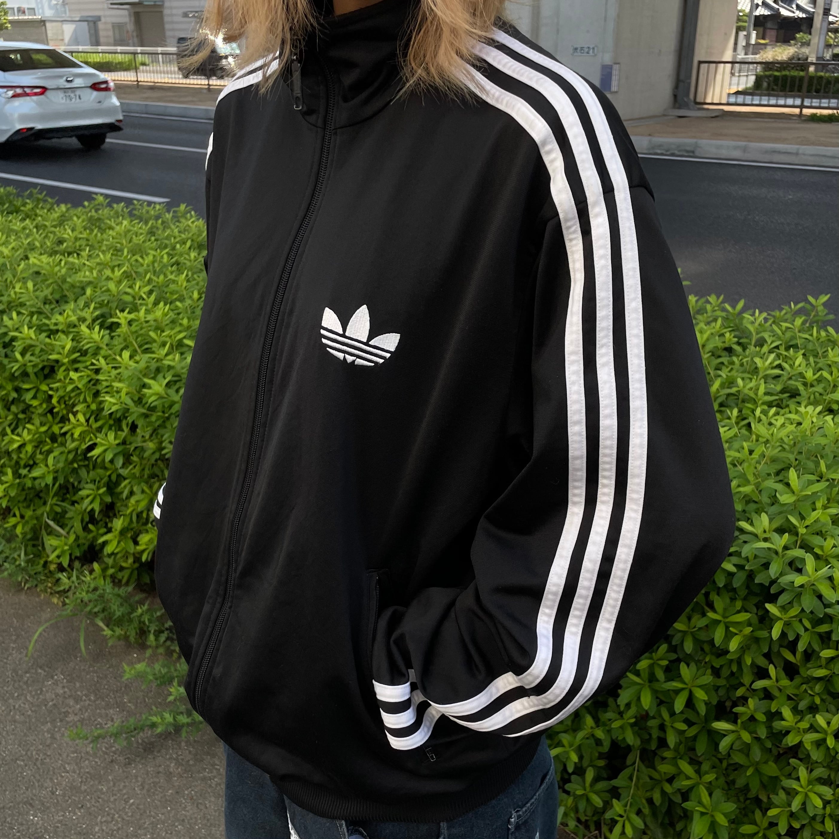 adidas track jacket "black" | KAKAVAKA R