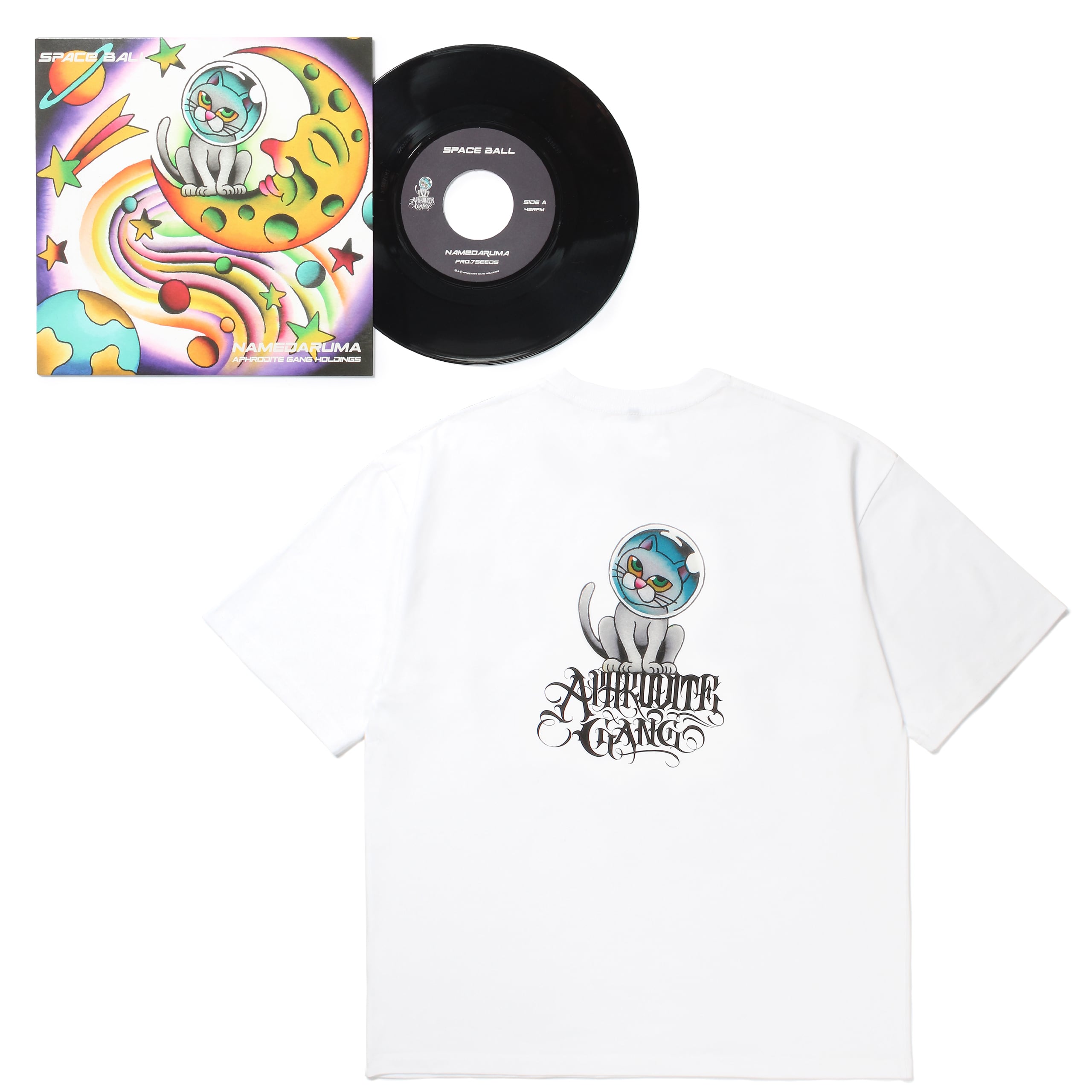 SPACE BALL - 7inch RECORD - / 舐達麻 & S/S TEE (TYPE-2