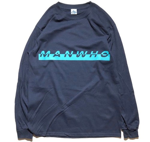 MANWHO / BUNNER L/S TEE NAVY