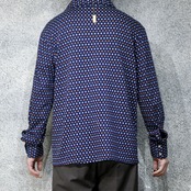 70's dot pattern shirt