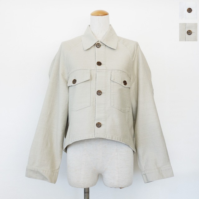 anana (アナナ) ワークジャケット バイオウォッシュ スラブ ラグランスリーブ a76-005