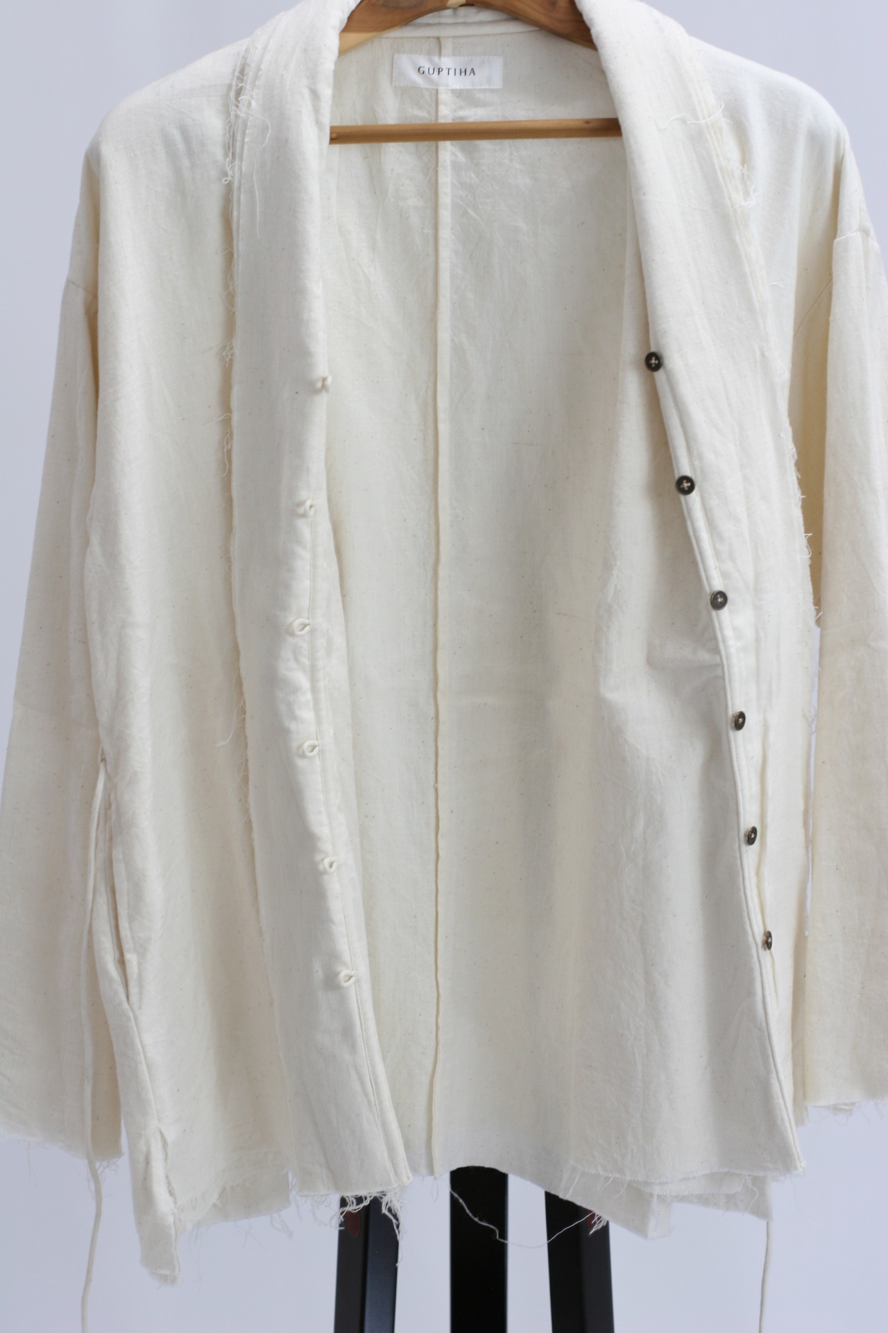 【GUPTIHA】Sobakasu Khadi Jacket / Natural（63408-096）