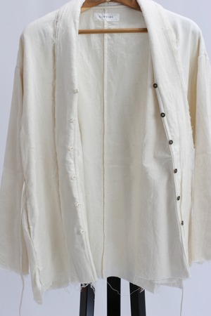 【GUPTIHA】Sobakasu Khadi Jacket / Natural（63408-096）