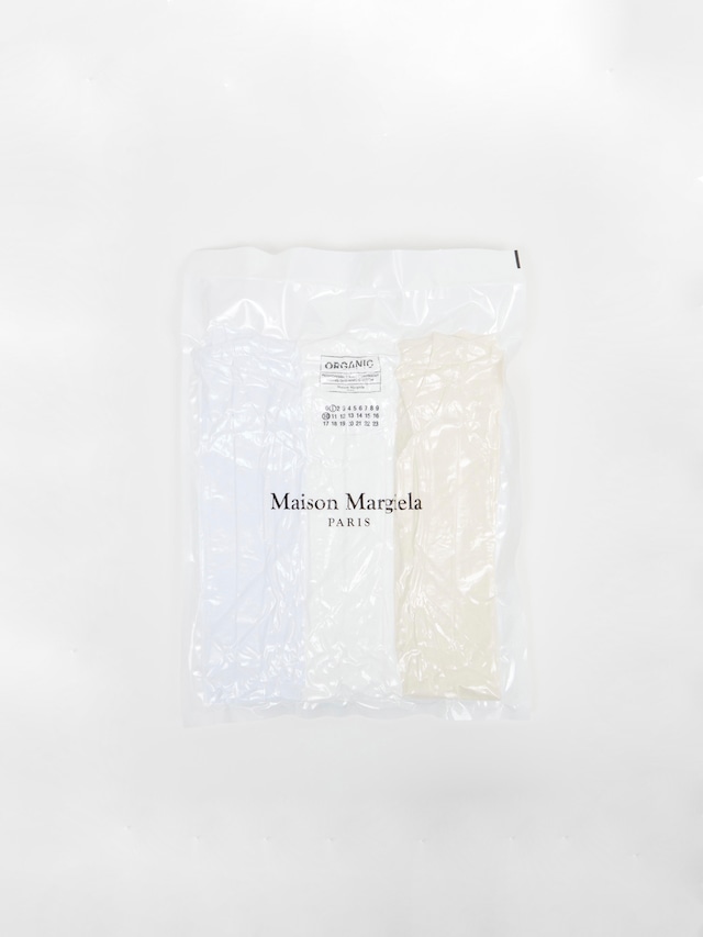 MAISON MARGIELA　3 PACK T-SHIRT　SHADES OF WHITE　S50GC0687