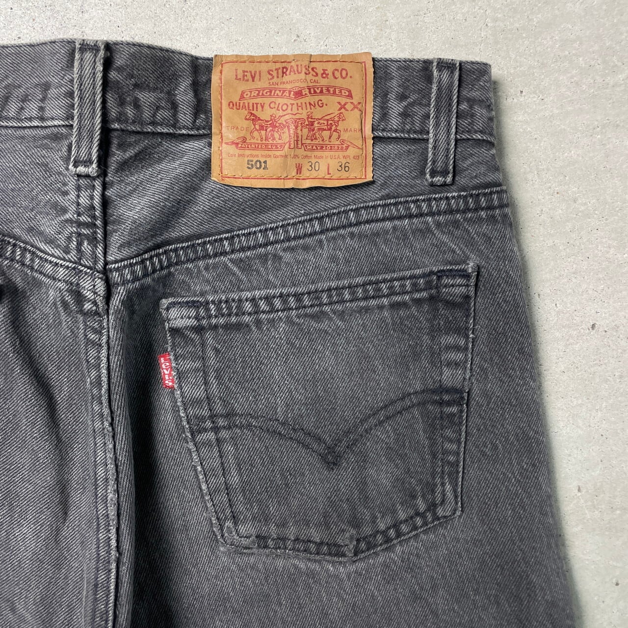 USA製 90年代 Levi's リーバイス 501 0660 後染め グレーデニム