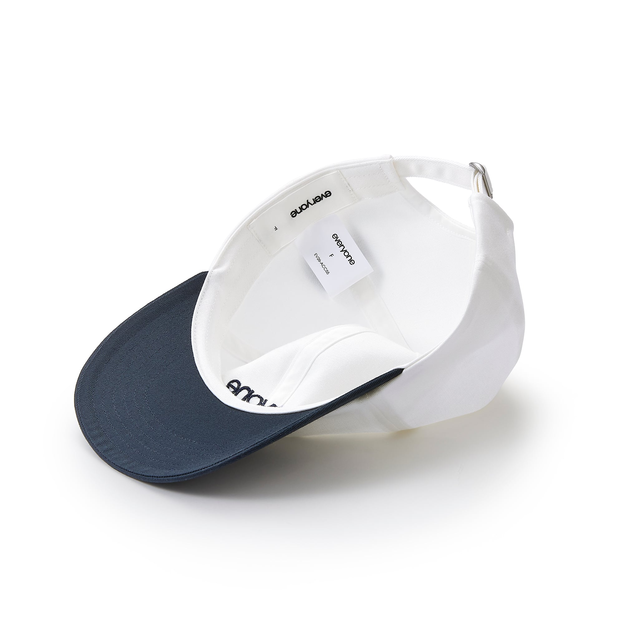 everyone og logo daily cap (WHITE/NAVY) | everyone