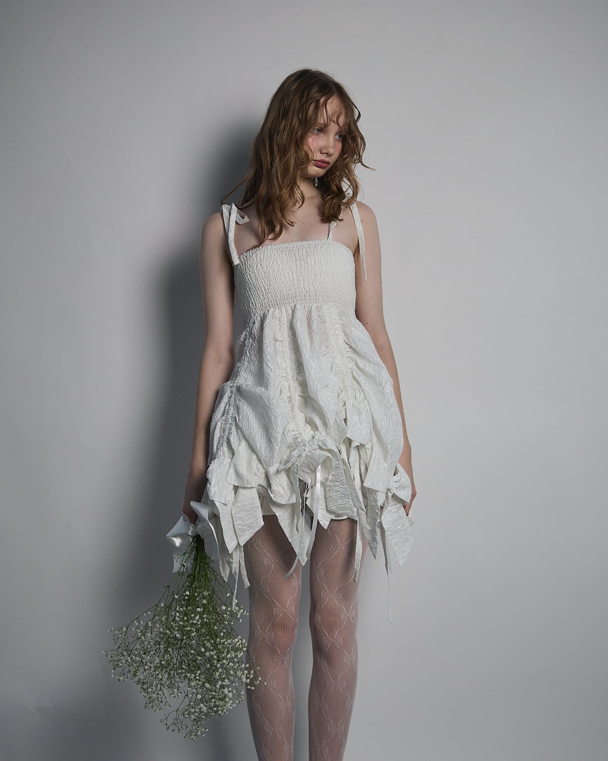 pain】2wayリボンギャザードレス | lilLilly official webstore