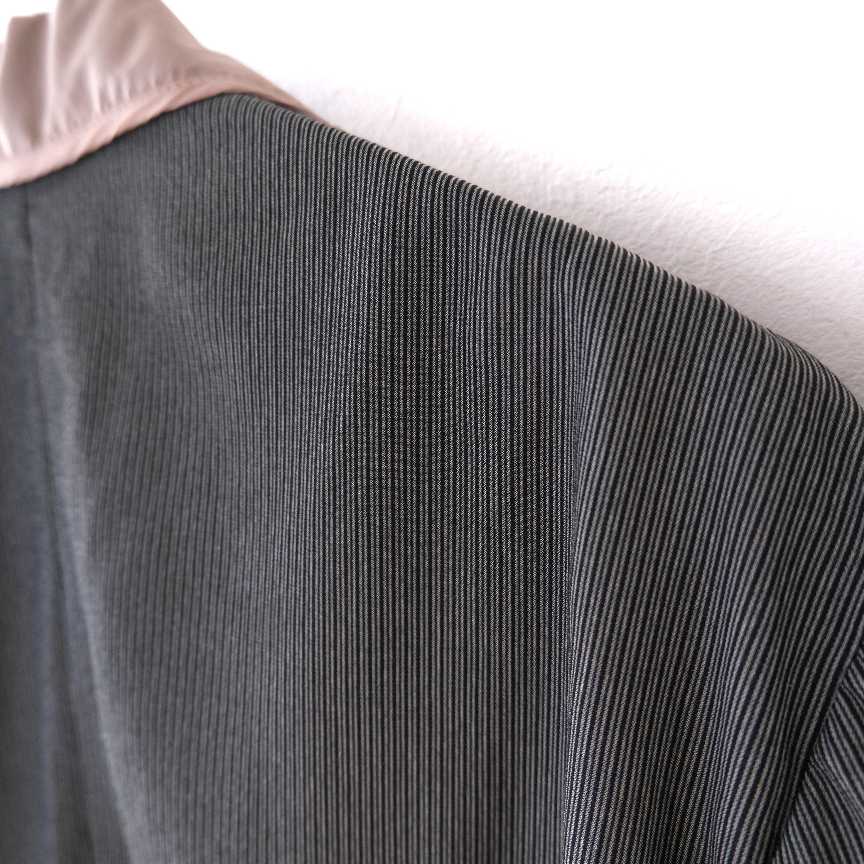 90s〜 “Emporio Armani” switching cotton × rayon tailored jacket