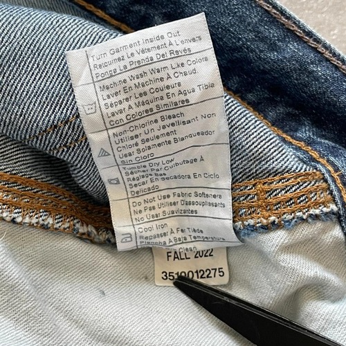 デニム ダブルニー Carhartt 104944 H45 38×30 詳細写真9