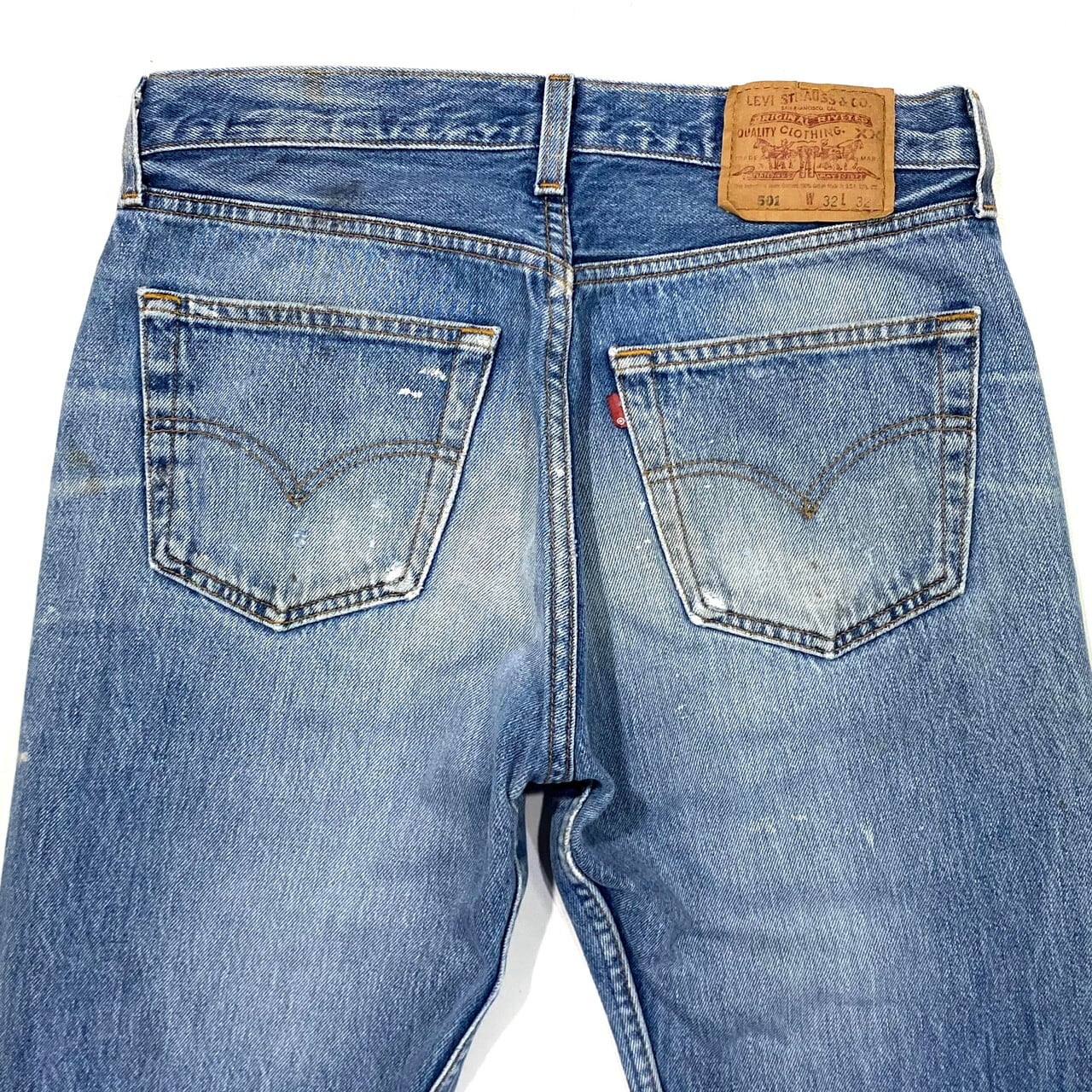 90s Levi's レギュラー　ルーズストレート　鬼濃紺　ワンウォッシュ