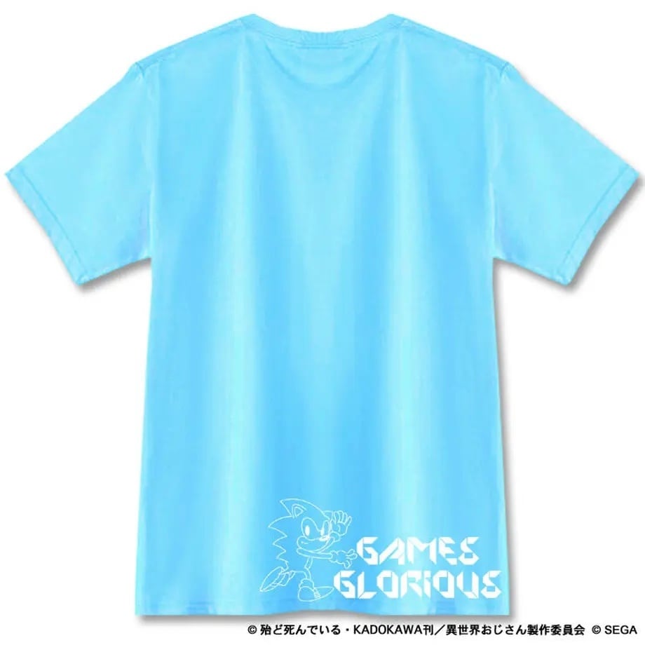 異世界おじさん x SONIC Tシャツ  / GAMES GLORIOUS