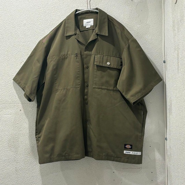 LIBERE DICKIES　リベーレ ディッキーズ　ワークシャツ ビッグシルエット　SIZE M 【表参道t02】