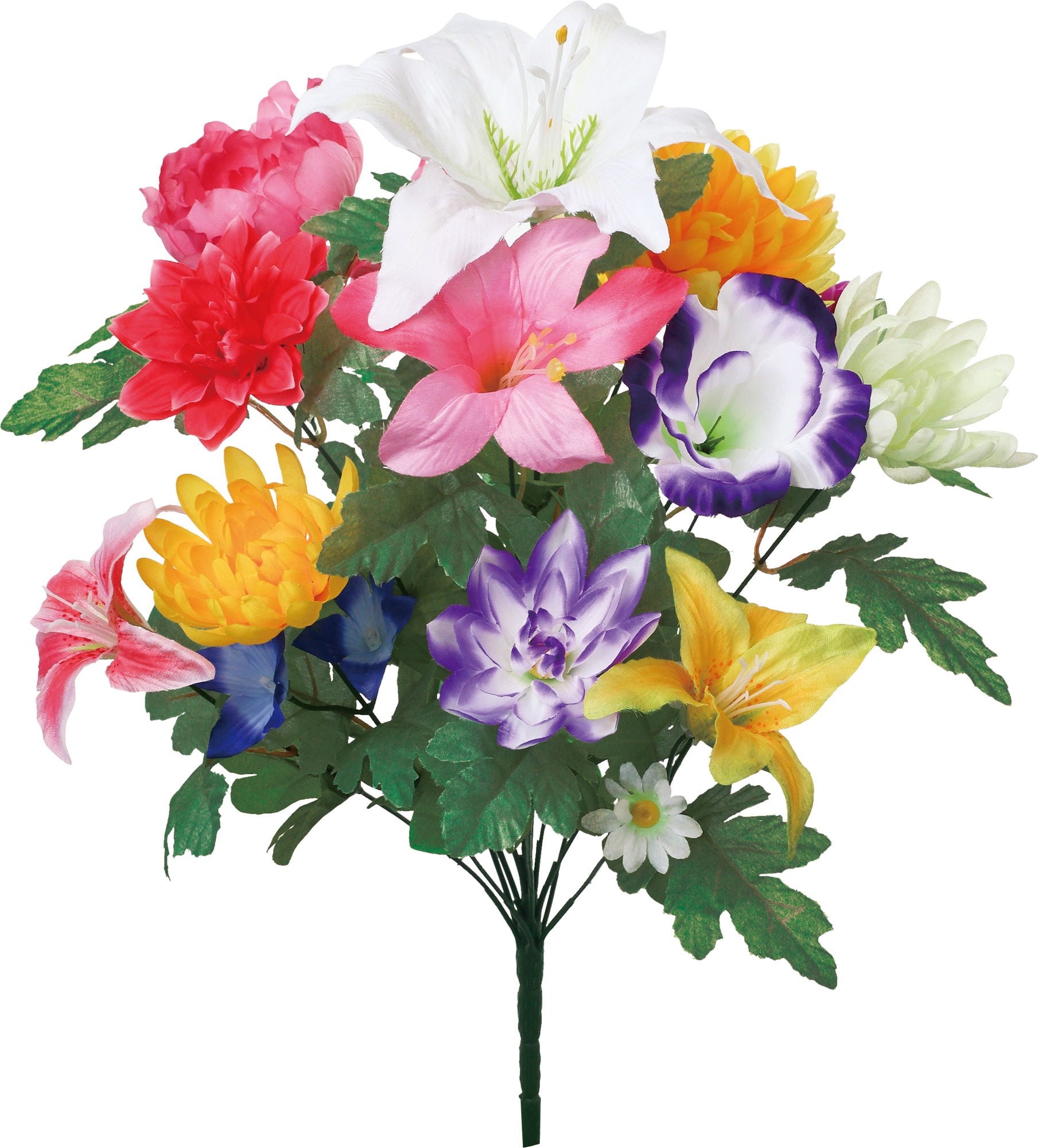 ジャンボラウンドブッカブッシュ　混合系　FP-0944MIX　4961823428418　造花（アーティフィシャルフラワー） > 定番造花フラワー（素材）