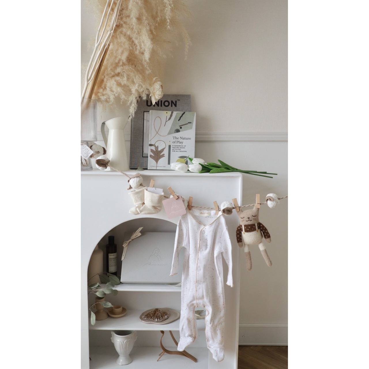 NorthBaby　White Milk Organic Romper