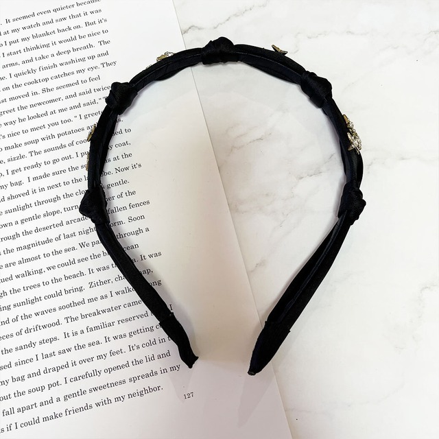 スタービジューカチューシャ レディース ヘアアクセサリー カチューシャ ヘアアレンジ  w-0335