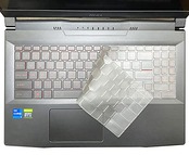 MSI Cyborg 15 A13VE 2023、MSI GL66 GL76、ステルス GS77、カタナ GF66 GF76、Raider GE78 HX、MSI Sword 15 17、MSI 十字線 15.6インチ 17.3インチ、ステルス 16 17 スタジオ用キーボードカバー キーボードスキンアクセサリー