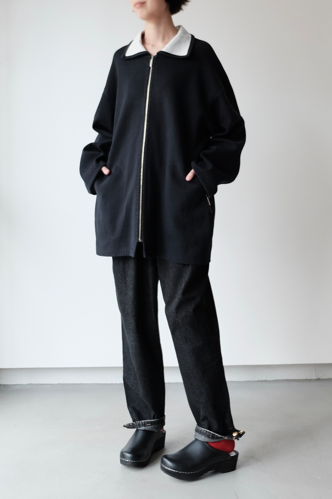 Marimekko Jukka Rintala B&W zip-up jacket