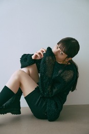 Poodle Shaggy Intarsia Pullover Knit