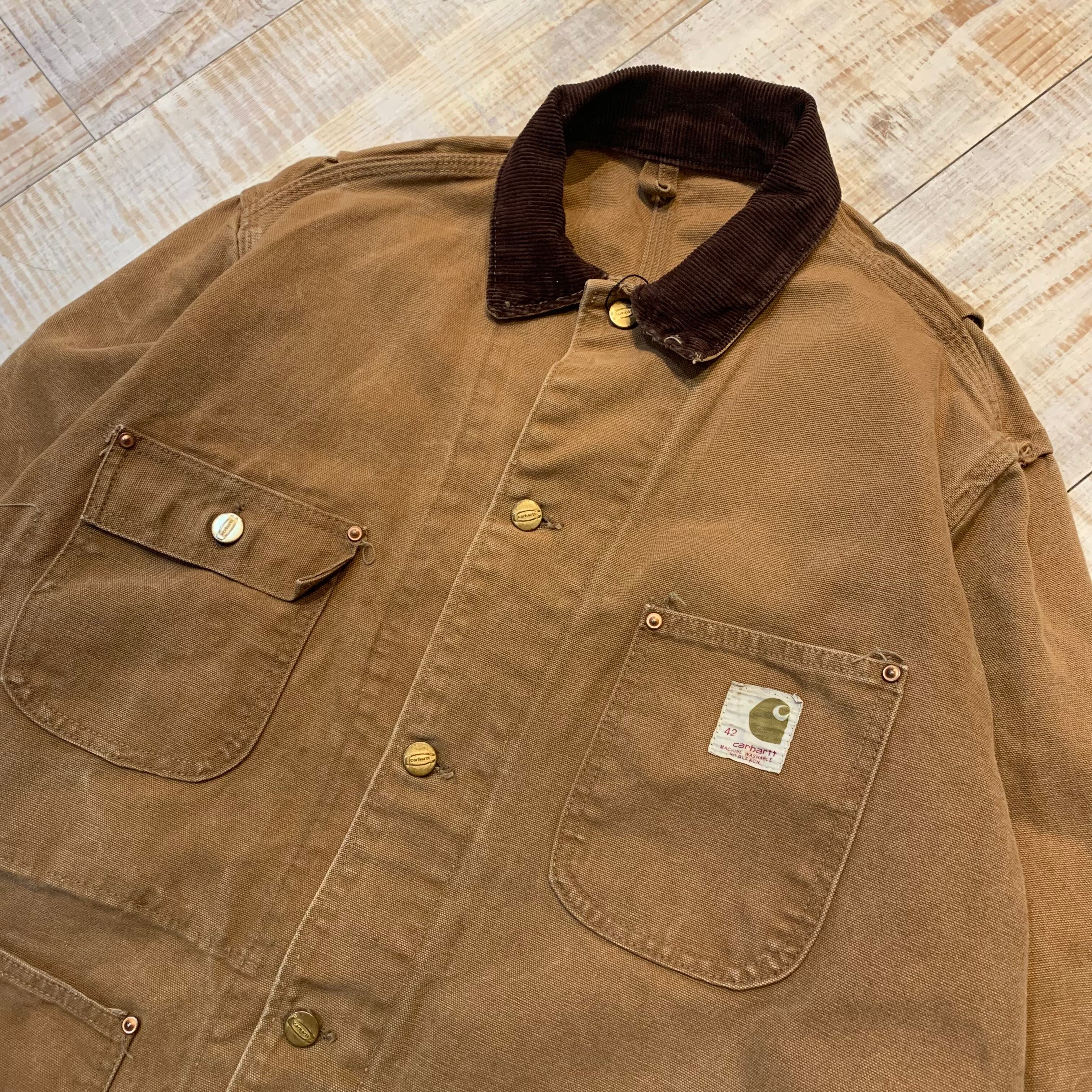 60s カーハート ブラウンダック Carhartt ヴィンテージ カバーオール