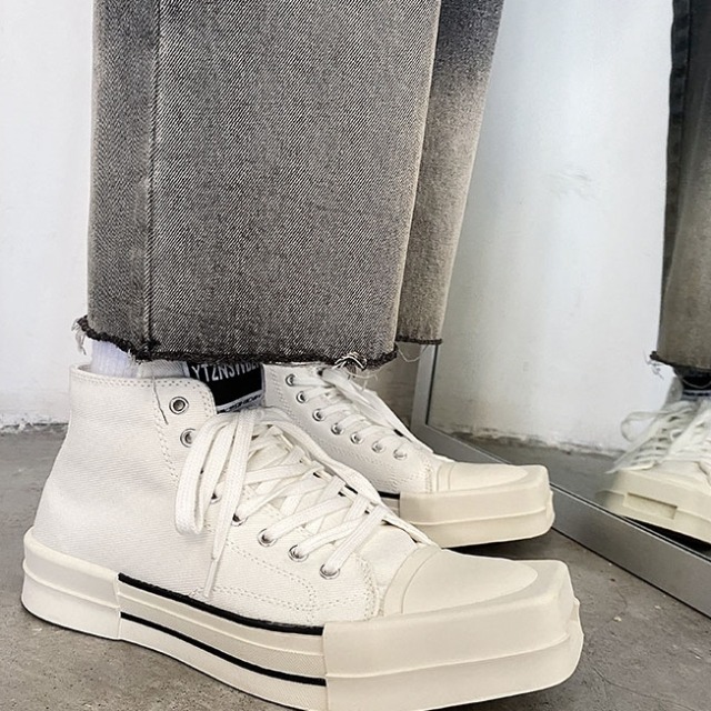 RickOwens DRKSHDW×CONVERSE 24.5cm 白（Rick Owens】DRKSHDW リック  