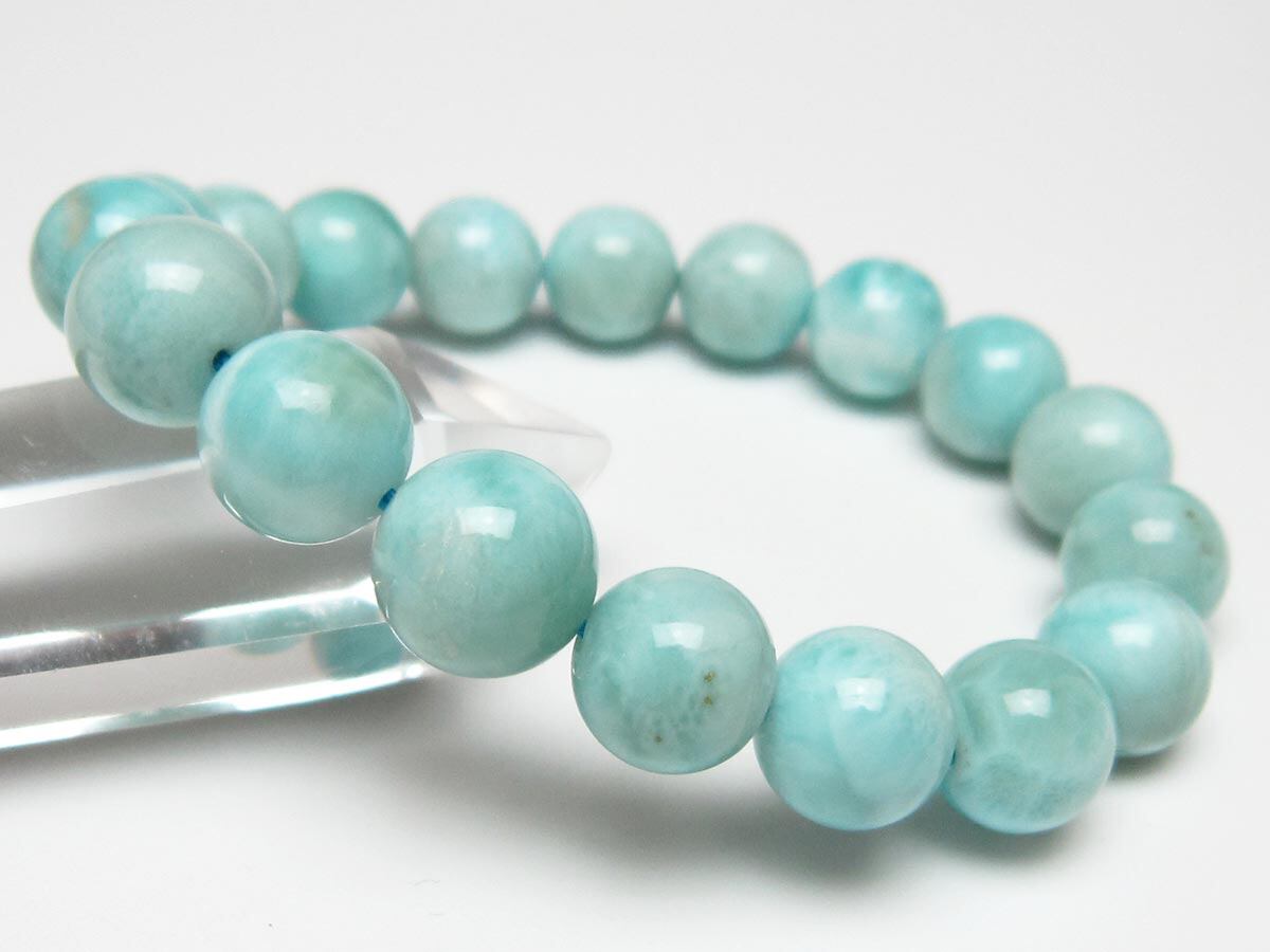 ラリマー ブレスレット 12mm 一点物 111-56451 | 天然石