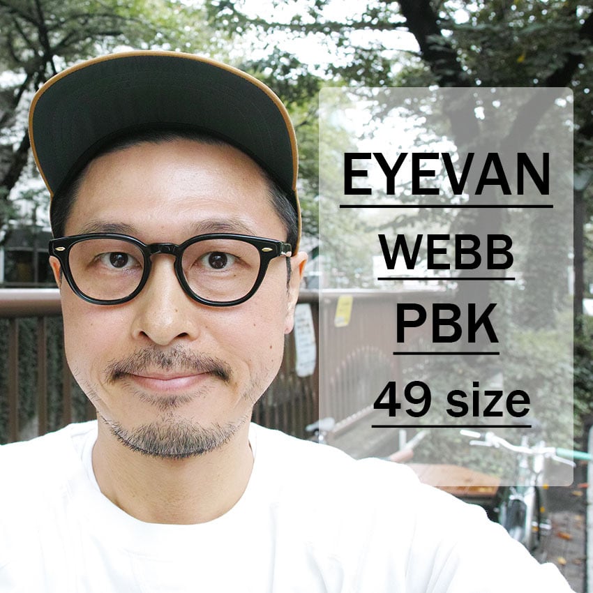 EYEVAN Webb 47size ピアノブラック