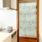 【受注生産】 のれん ウィリアムモリス 飛燕草