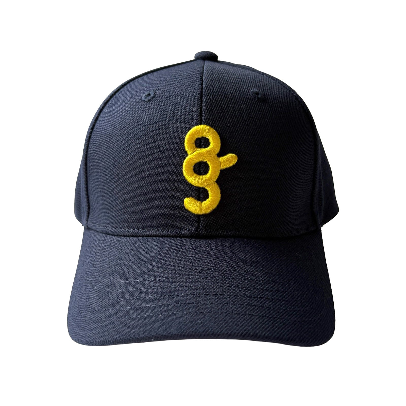 8G SHOOT LOGO CLASSIC BASEBALL-CAP -NAVY/YELLOW-