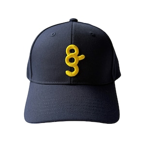 8G SHOOT LOGO CLASSIC BASEBALL-CAP -NAVY/YELLOW-