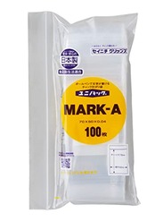 セイニチ 「ユニパック」 ＭＡＲＫ－Ａ ７０×５０×０．０４ １００枚入 MARK-A(100)