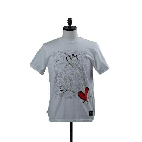 SY32　HEART LOGO LINE TEE(8063SY)