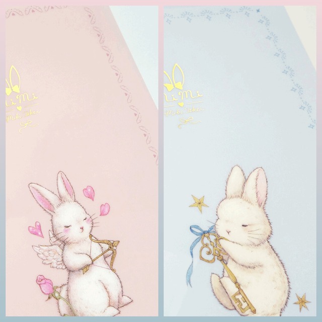 たけいみき mimiA5クリアファイル 6ポケット　うさぎ