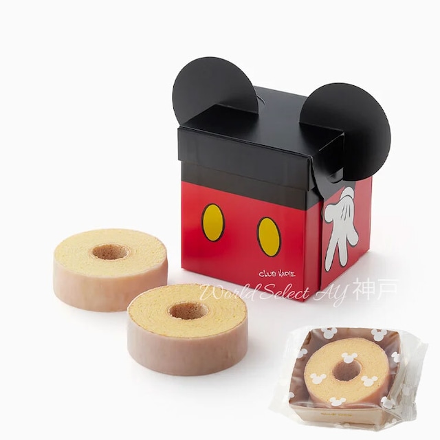 【送料無料】クラブハリエ  バームクーヘンmini　3個入／ミッキーマウスデザインパッケージ CLUB HARIE　熨斗 紙袋有