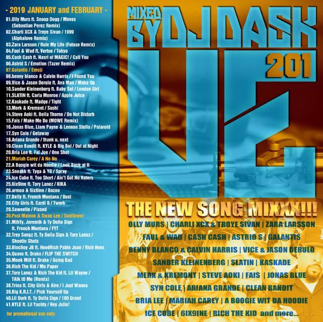 最新！最速！！新譜MIX決定版!!!】 DJ DASK / VE201 [VE2CD-01] | HIP