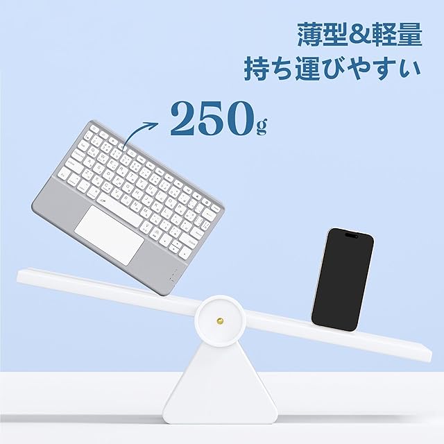 HETHOT ipad用 キーボード- 7色バックライト Bluetooth JIS日本語配列