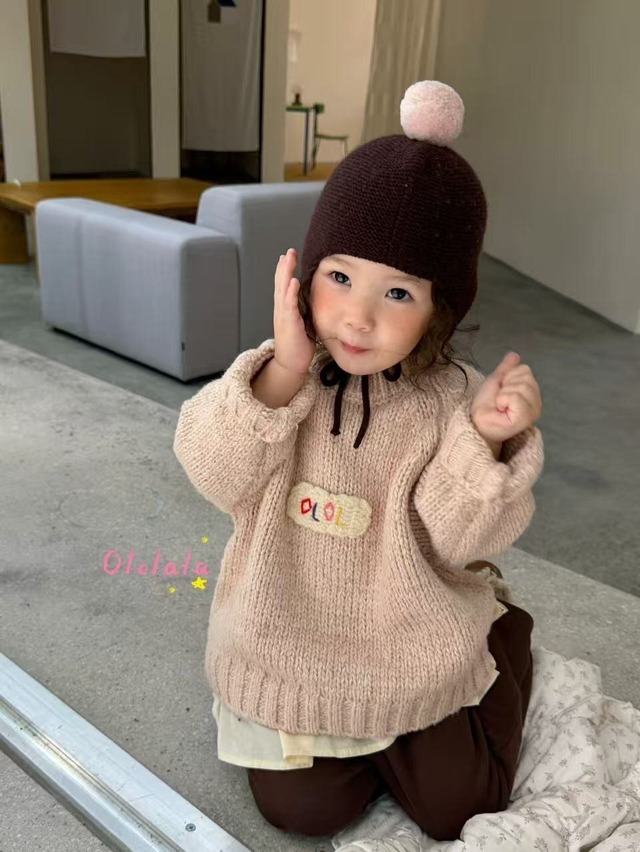 Ololala［取寄］macaroon knit tee 26winter