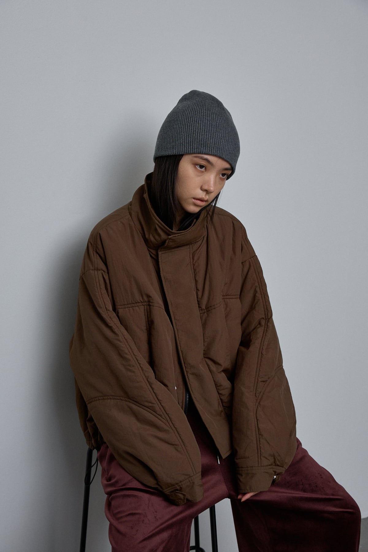 NOMINE ショート モンスターパーカー Brown | planet3rd