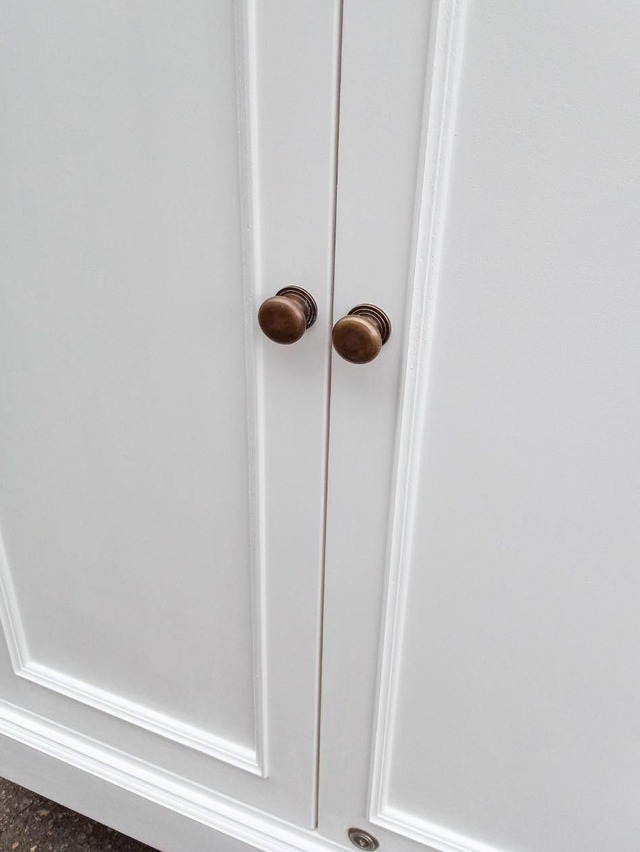 真鍮ディスプレイシェルフ＆キャビネット　（オーダーメイド店舗什器）W800×H2000