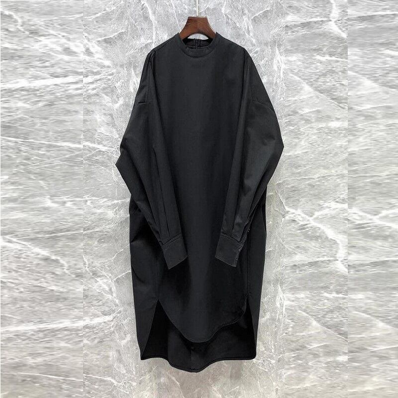 round neck loose dress W00227