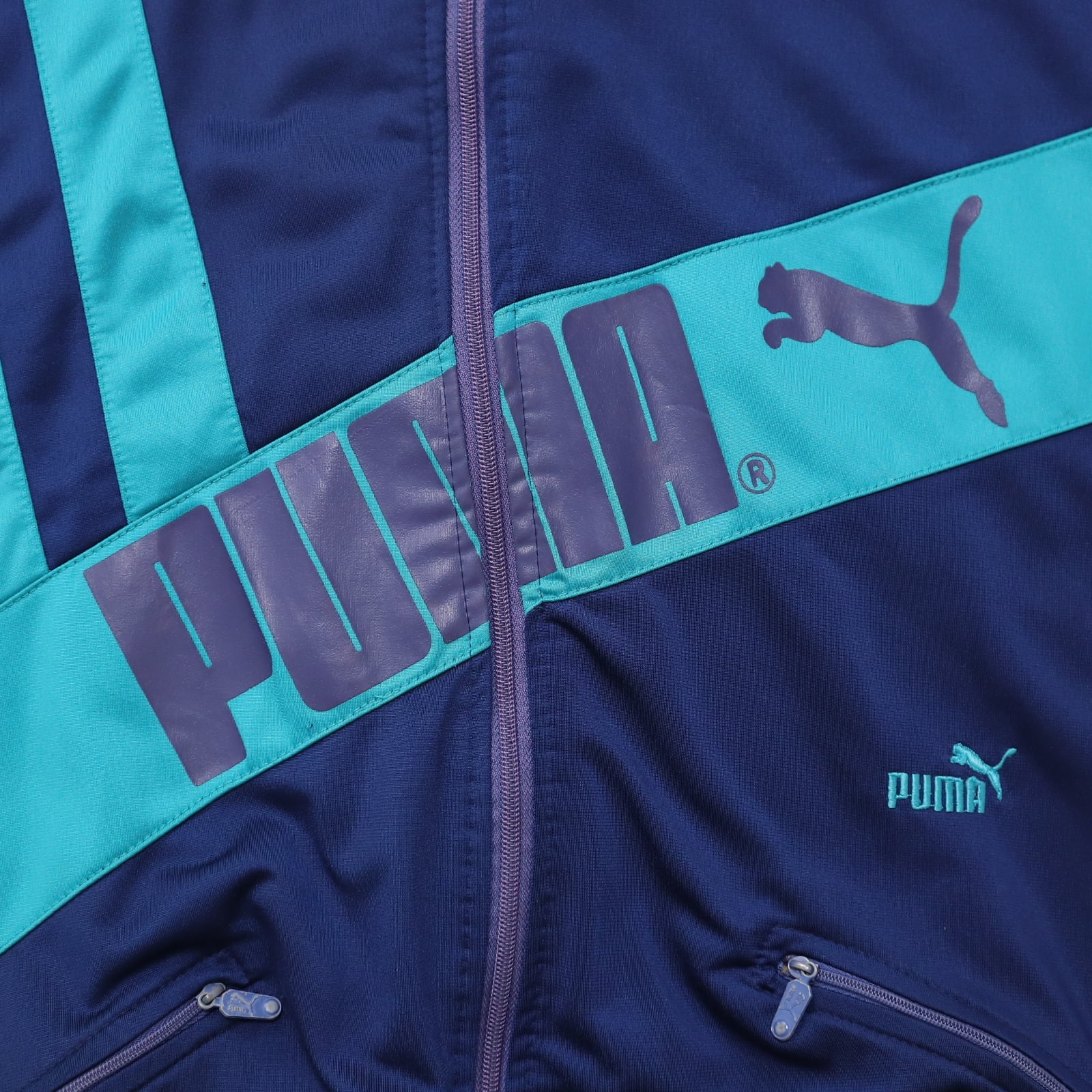 80s 90s PUMA トラックジャケット ジャージ メンズL相当 表記M プーマ ...