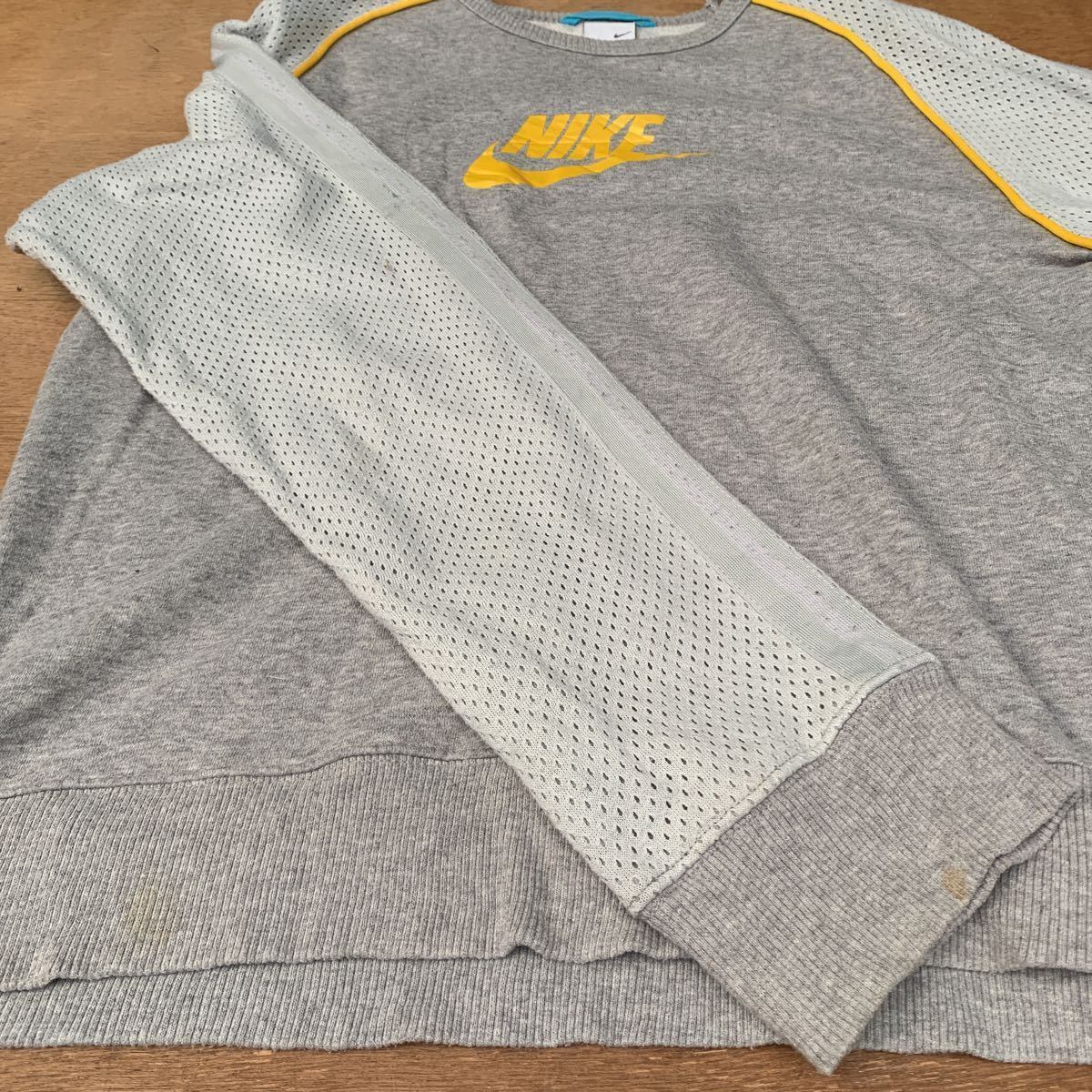 古着Nike グレー USAユニフォーム(練習着) 楽天市場】90's USA製 オールド □ NIKE ナイキ ビッグ ロゴ