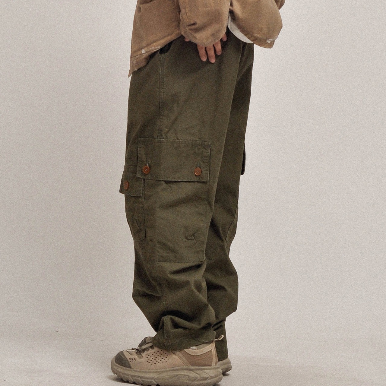 アウトドア マルチポケット カーゴパンツ N3390 - 3