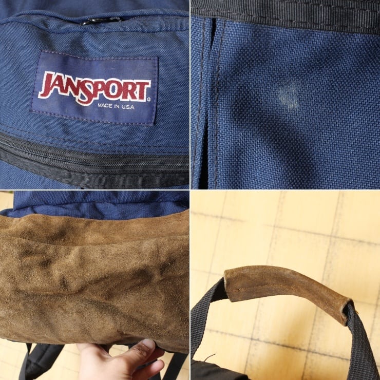 80s 90s USA製 JANSPORT ジャンスポーツ リュックサック ネイビー