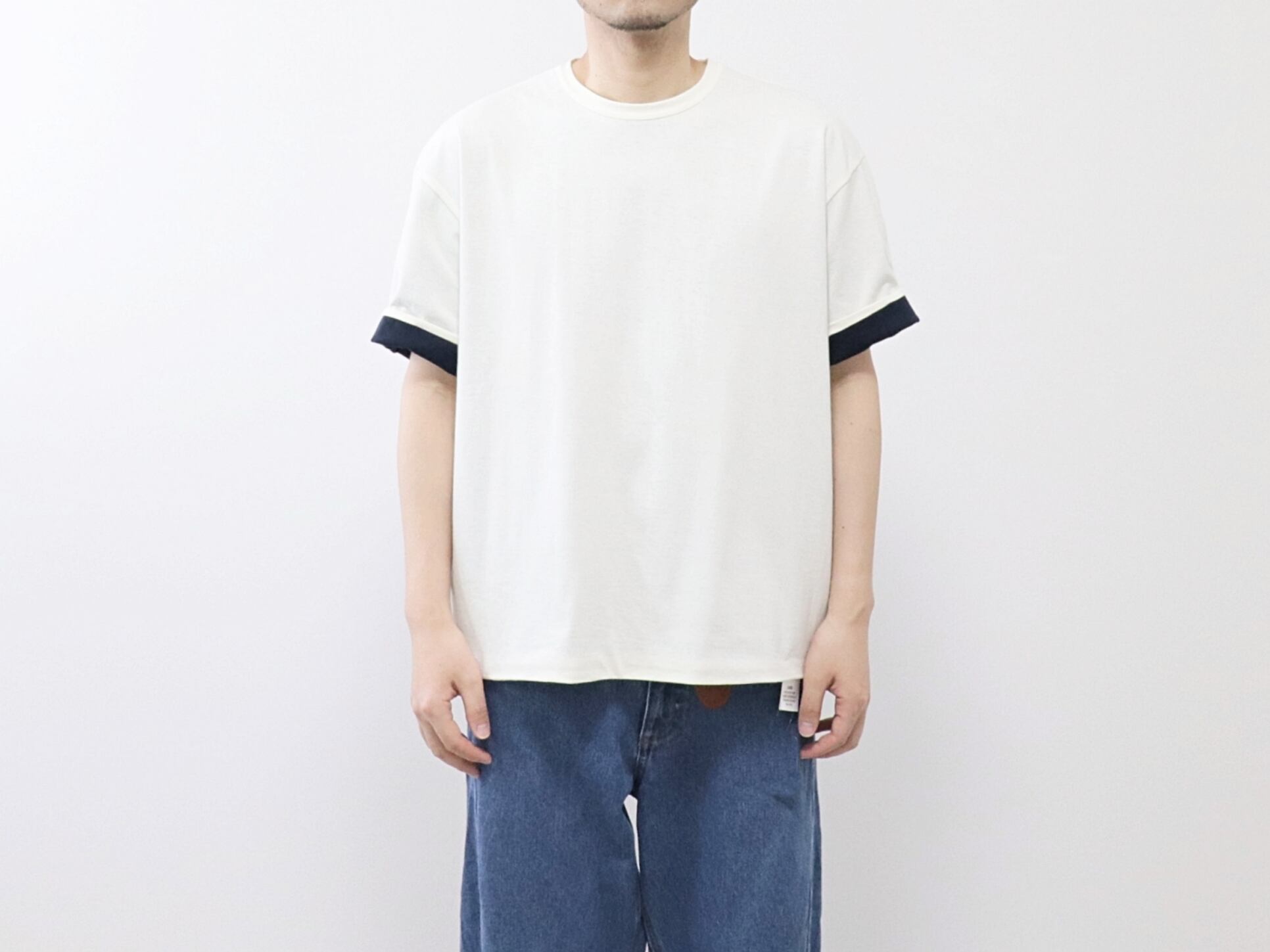 MILITARY / US NAVY リバーシブルTee - NATURAL×NAVY
