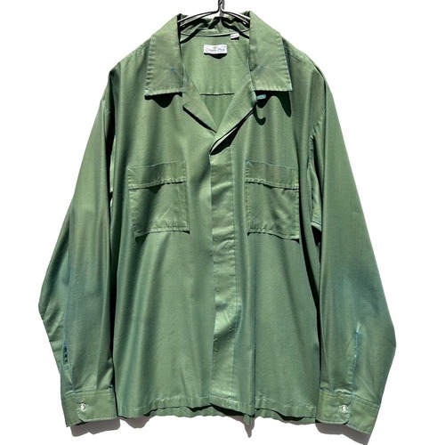 Vintage Open Collar Chambray Shirt [1970s-] Vintage Open Collar Shirt