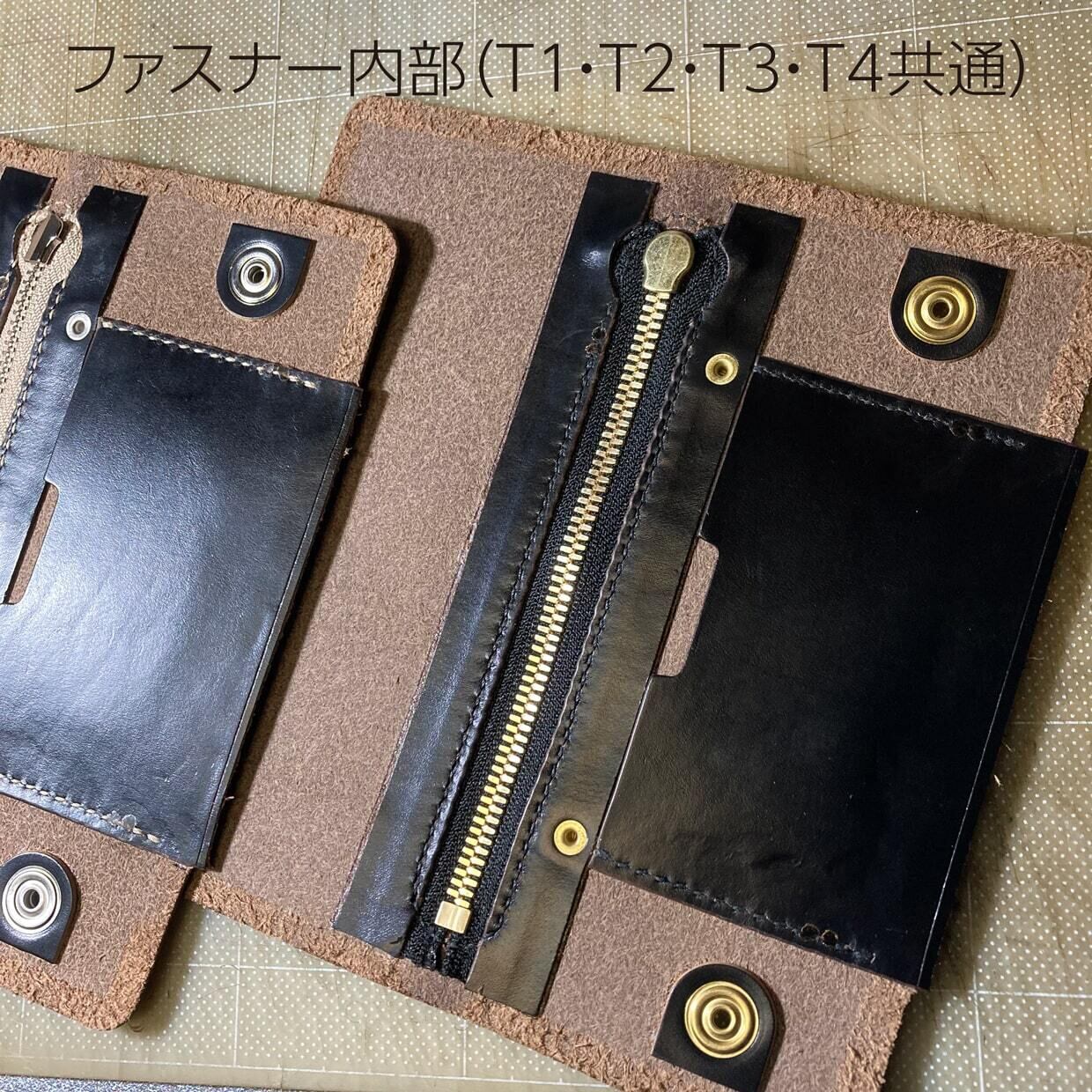 トラッカーウォレット T3 クロムエクセルBK-G HORWEENスタンプ | B.G.