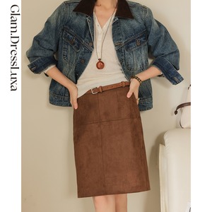 Suede Touch Skirt_S23