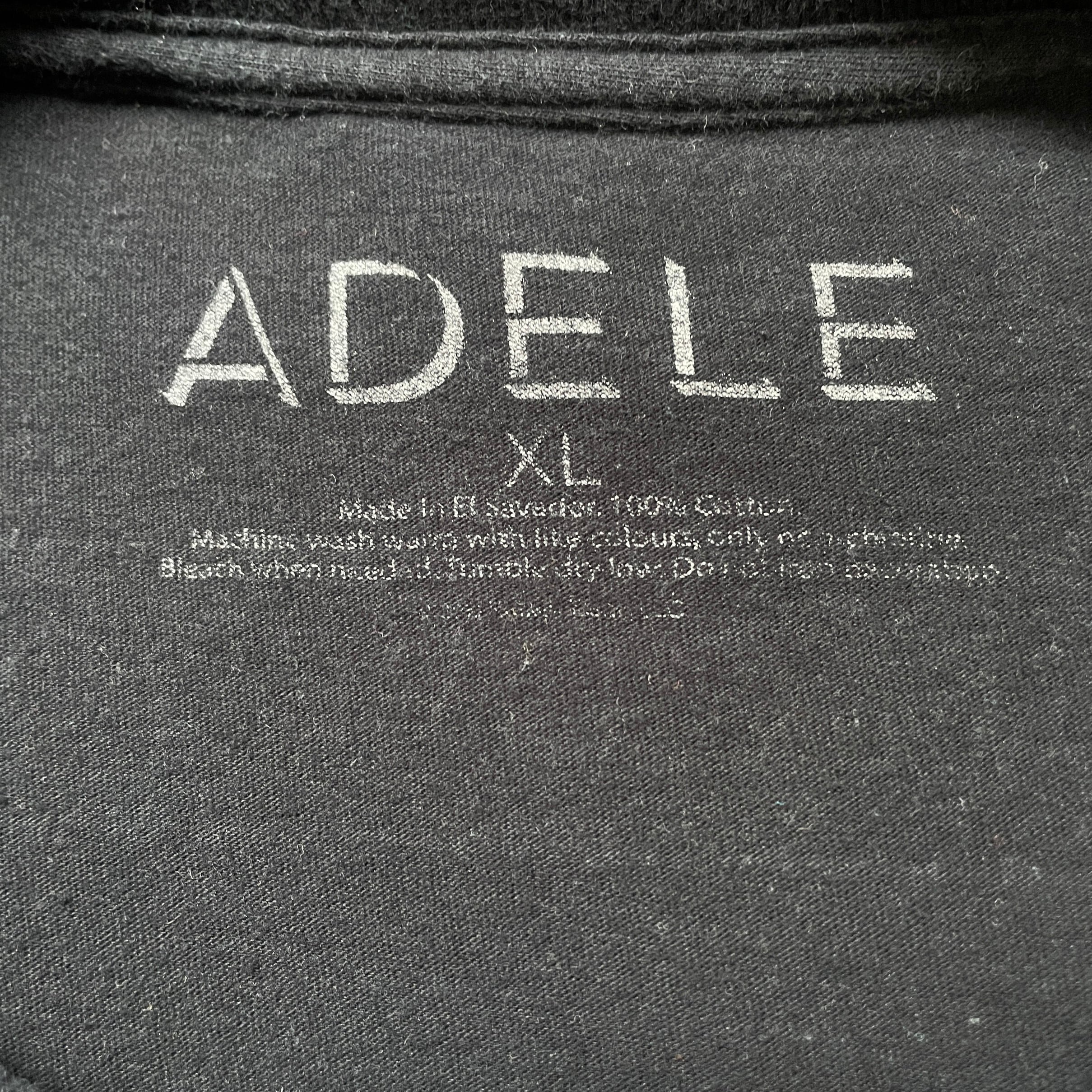 ADELE アデル LIVE 2016 ツアー バンドTシャツ メンズXL 古着 バンT
