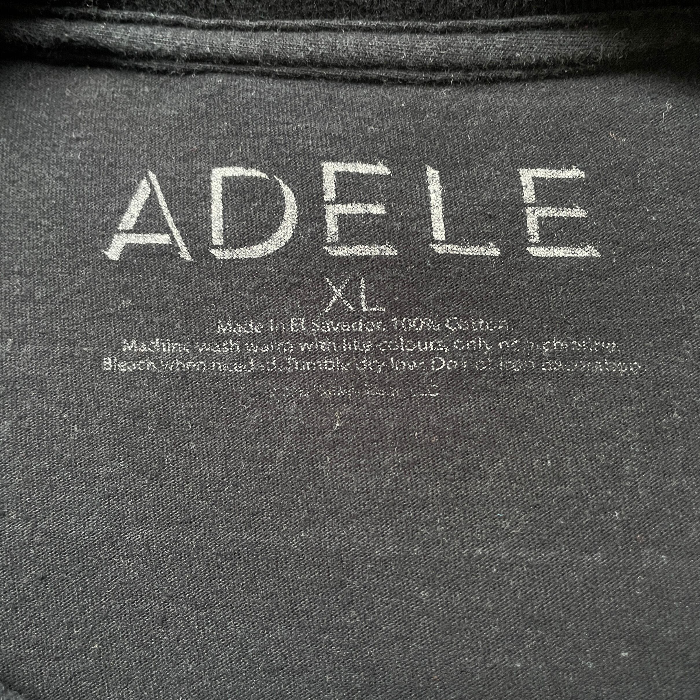 ADELE アデル LIVE 2016 ツアー バンドTシャツ メンズXL 古着 バンT 